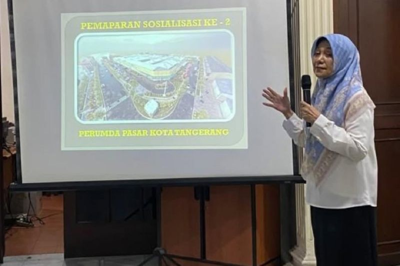 Perumda Pasar sosialisasikan rencana pemindahan pedagang Pasar Anyar 