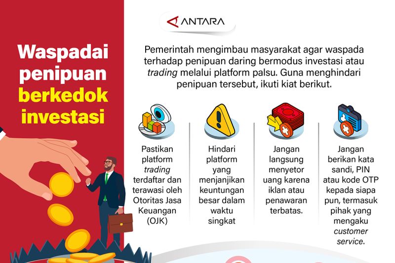 Waspadai penipuan berkedok investasi 