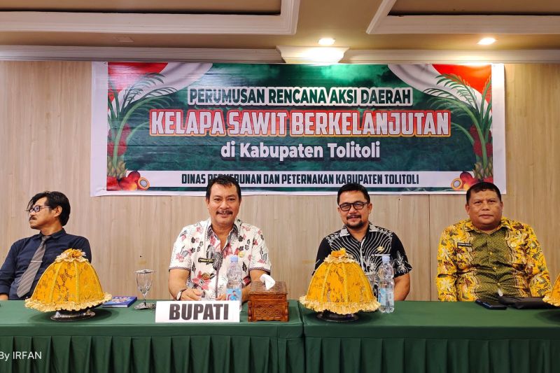 Bupati Tolitoli ajak masyarakat tingkatkan hasil produksi kelapa sawit