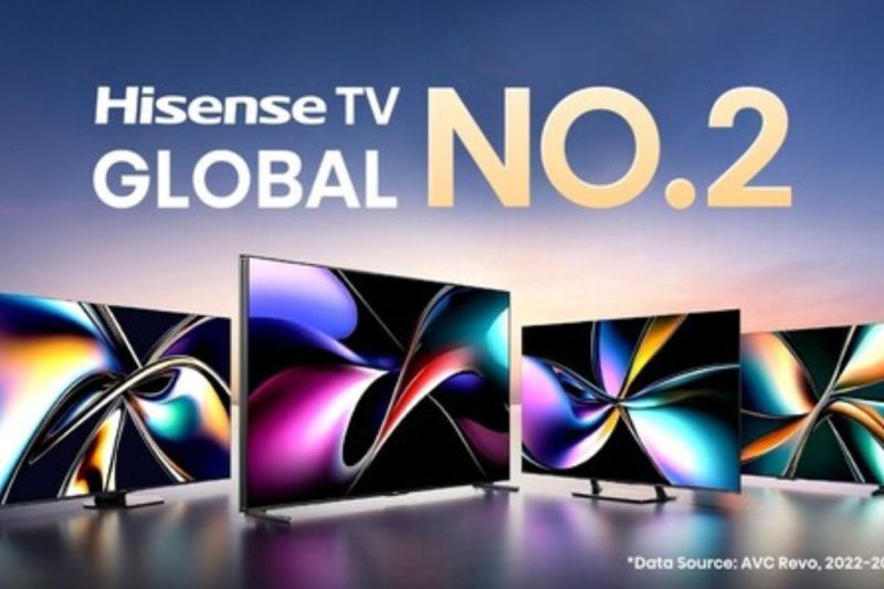 Volume Penjualan TV Hisense Tercatat 14,06% pada 2024, Bertahan pada Posisi Kedua di Dunia Selama Tiga Tahun Berturut-turut