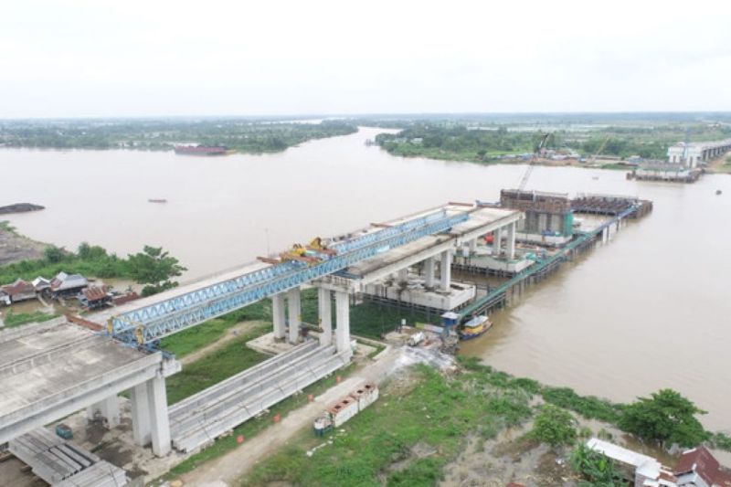 Pembangunan Jembatan Musi V Palembang ditargetkan selesai tahun 2026 