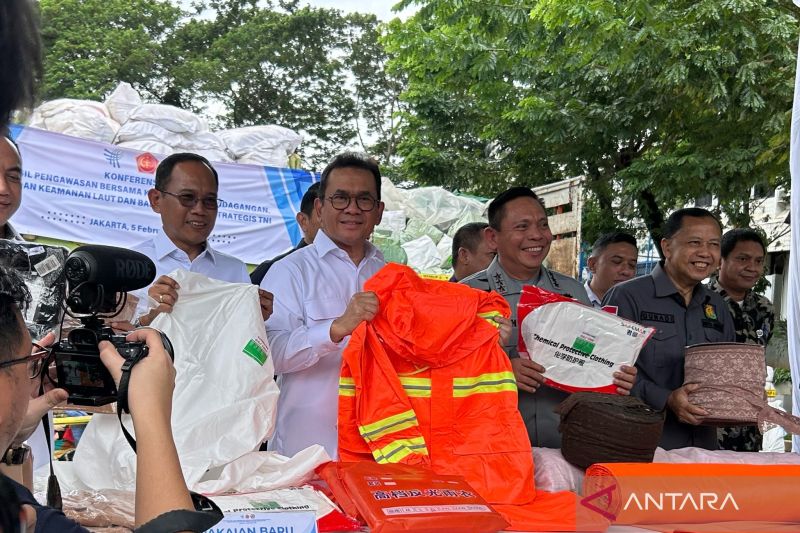 Kemendag menyita barang impor ilegal senilai Rp8,3 miliar 