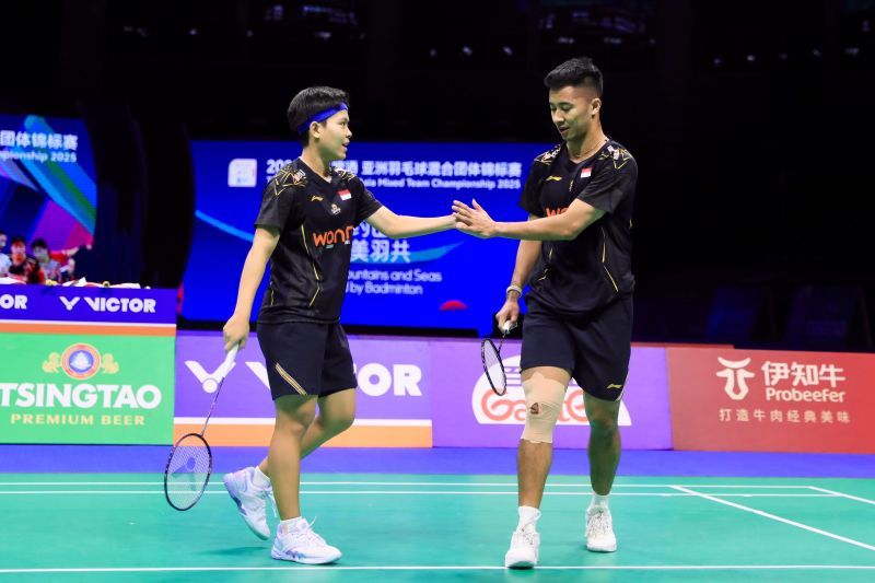 Dejan/Fadia bawa Indonesia unggul atas Taiwan 1-0