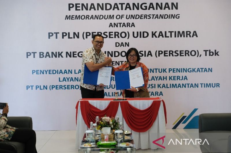 PLN-BNI kerja sama digitalisasi layanan kelistrikan Kaltim dan Kaltara 