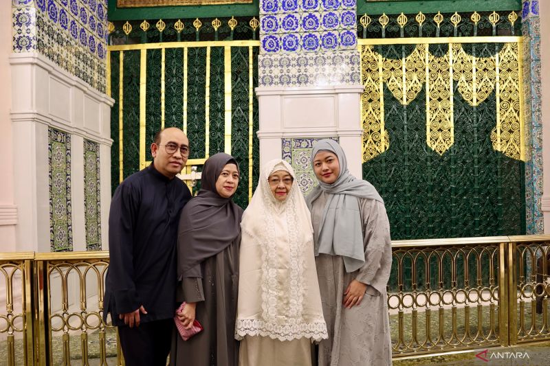 Megawati rasakan kebahagiaan selama perjalanan spiritual di Mekkah