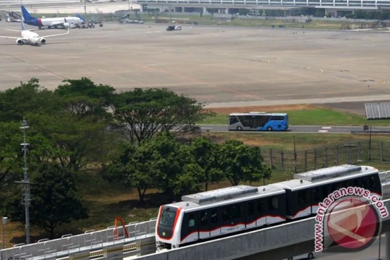 Layanan skytrain di Bandara Soetta berhenti beroperasi sementara waktu 