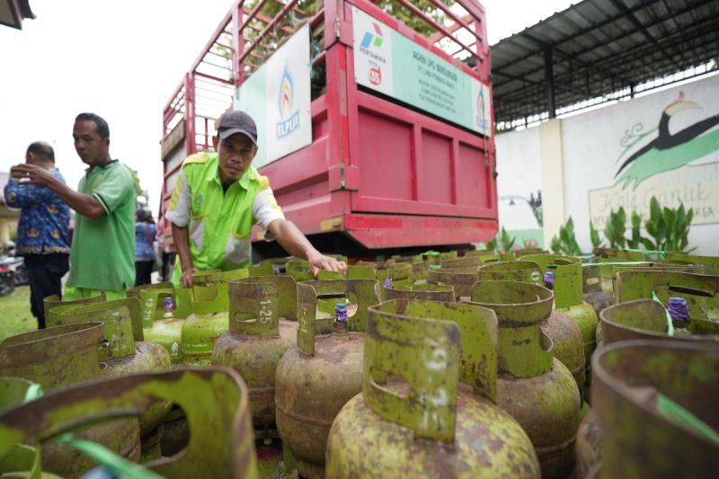 Pertamina gelar operasi pasar LPG 3 kg  di Palangka Raya