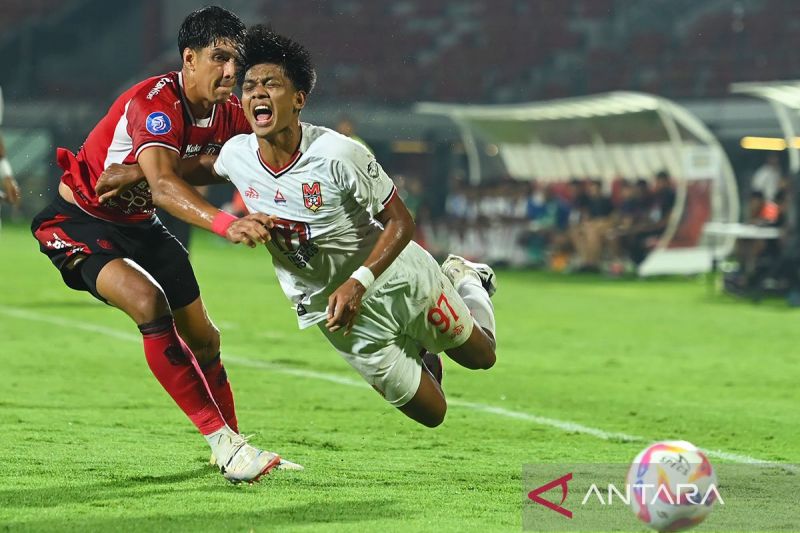 Liga 1: Tuan rumah Bali United ditahan imbang tamunya Malut United dengan skor imbang 1-1