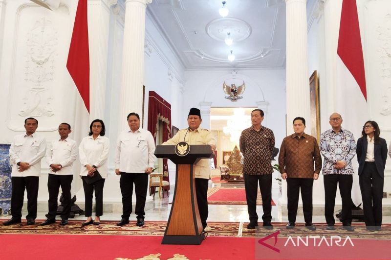 Prabowo umumkan delapan kebijakan pendorong ekonomi di kuartal I 2025 