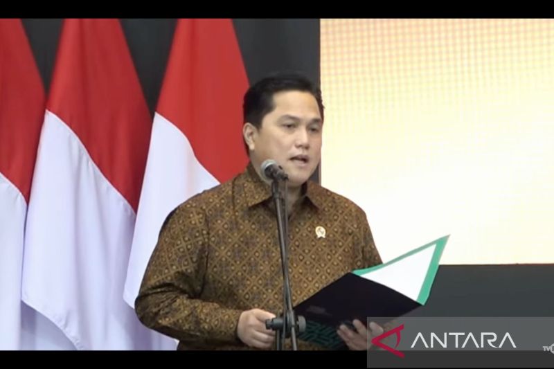 Menteri Erick sebut emas yang beredar di masyarakat capai 1.800 ton