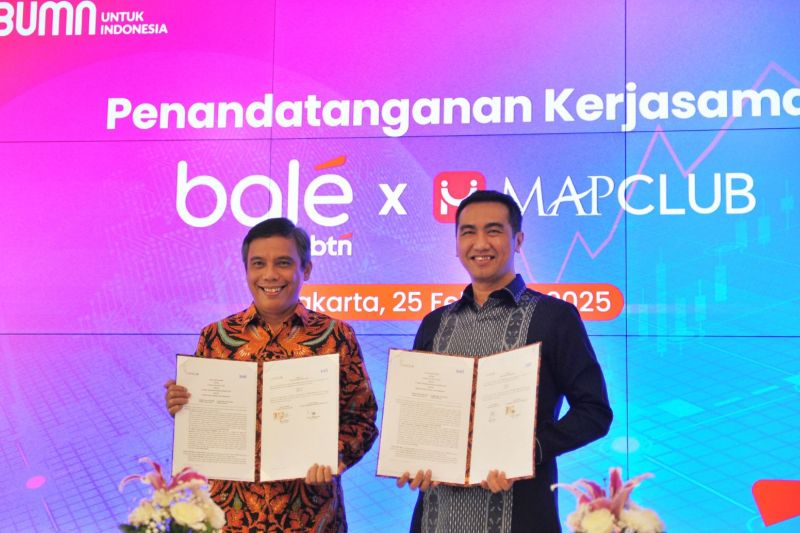 BTN dan MAPCLUB jalin kerja sama pembangunan ekosistem digital