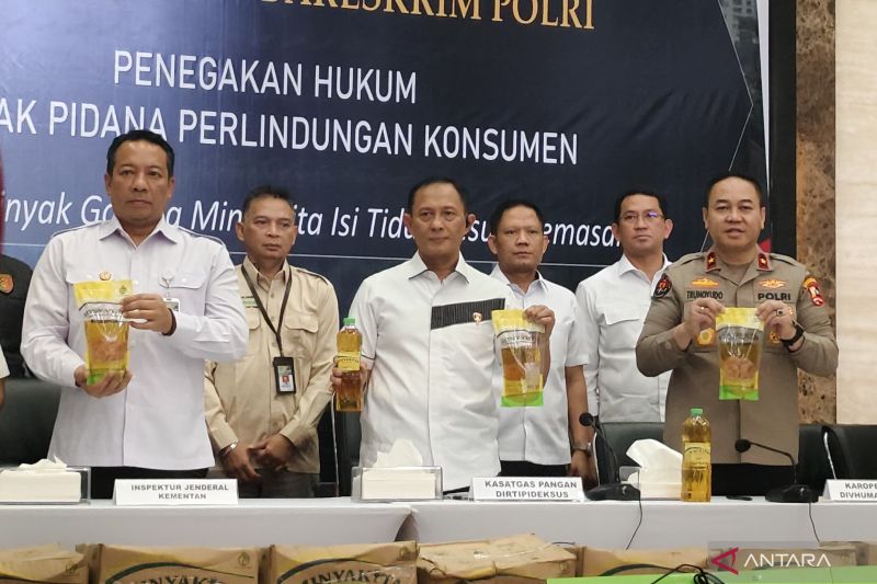 Polri tetapkan satu tersangka kasus MinyaKita tak sesuai takaran - ANTARA  News Kalimantan Selatan