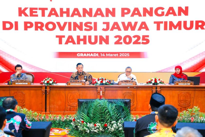 Khofifah optimistis Jatim tetap produsen beras tertinggi nasional 