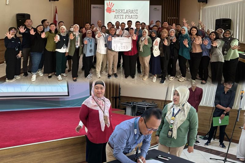 Pegadaian Kanwil X Bandung deklarasikan anti Fraud bangun integritas