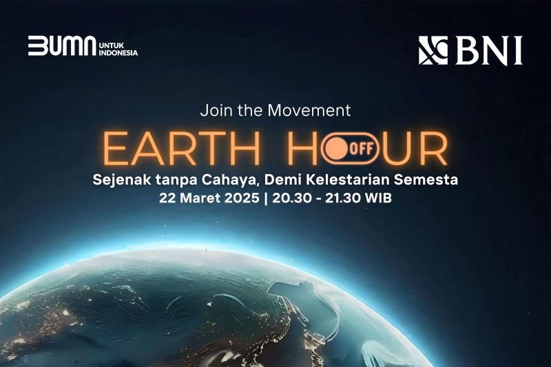 BNI bakal padamkan listrik partisipasi kampanye Earth Hour 2025