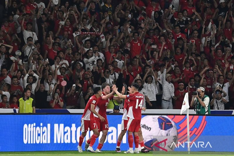 Indonesia raih kemenangan tipis 1-0 ketika jamu Bahrain