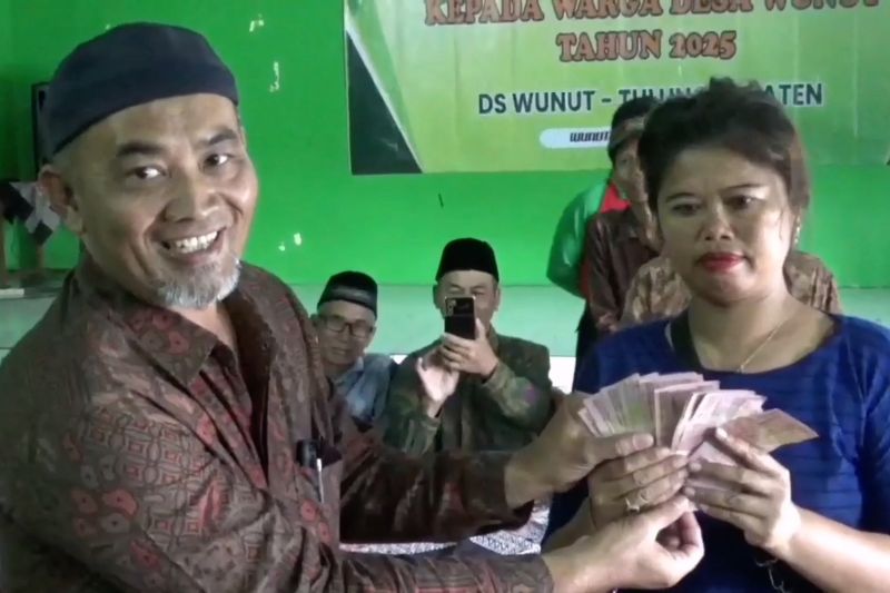 Sukses kelola wisata, Desa Wunut rutin bagikan THR tiap tahun