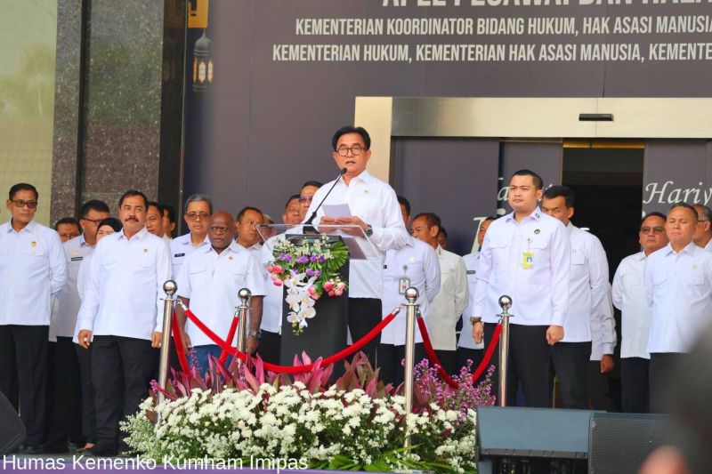 Menko Yusril: Kerja sama internasional perkuat sistem hukum nasional