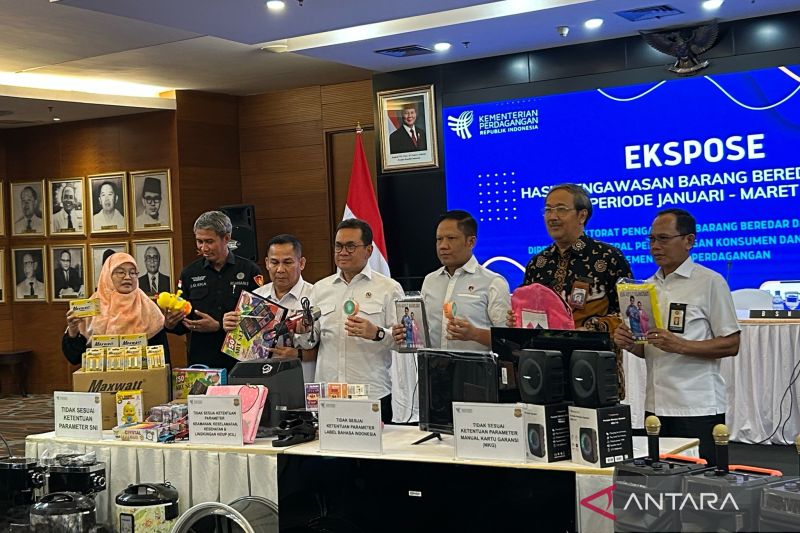 Kemendag amankan produk ilegal senilai Rp15 miliar 