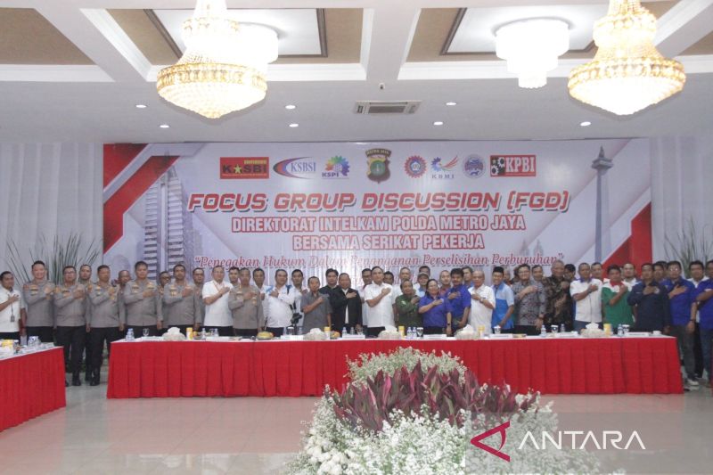 Polda Metro Jaya gelar diskusi soal penegakan hukum perburuhan