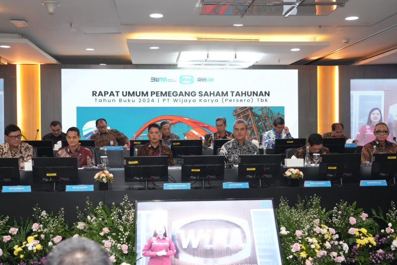 WIKA Turunkan Utang Sebesar Rp4,4 Triliun Sepanjang 2024, Sampaikan kepada Pemegang Saham dalam RUPST