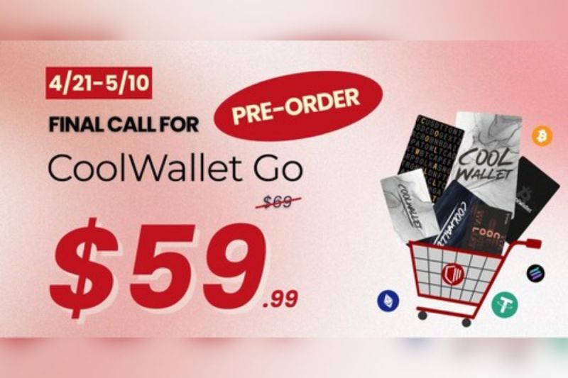 CoolBitX Luncurkan CoolWallet Go: 