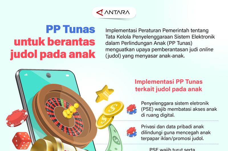 PP Tunas untuk berantas judol pada anak