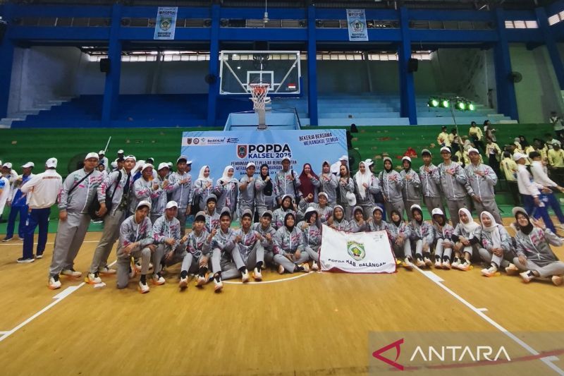 Kontingen Balangan kumpulkan 22 medali pada POPDA 2025