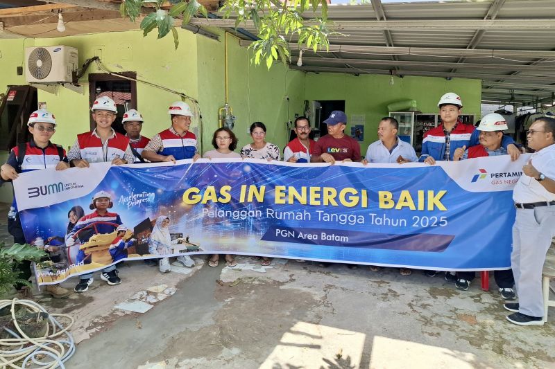 PGN Batam perluas jaringan gas bumi rumah tangga di Kecamatan Batu Aji