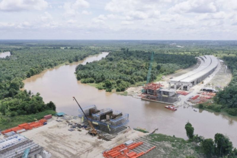 pembangunan-fisik-jalan-tol-lingkar-pekanbaru-capai-50-persen