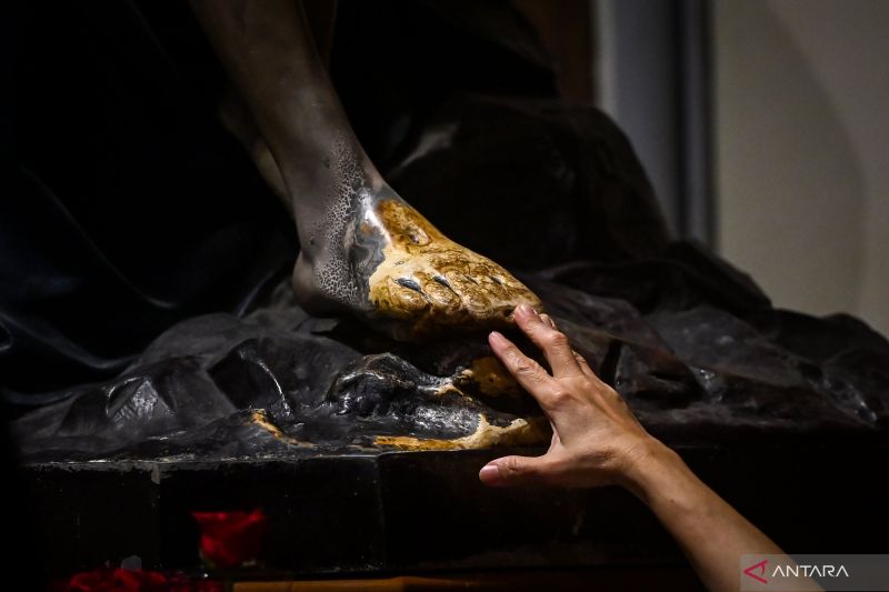 Misa perayaan kenaikan Yesus Kristus di Gereja Katedral Jakarta