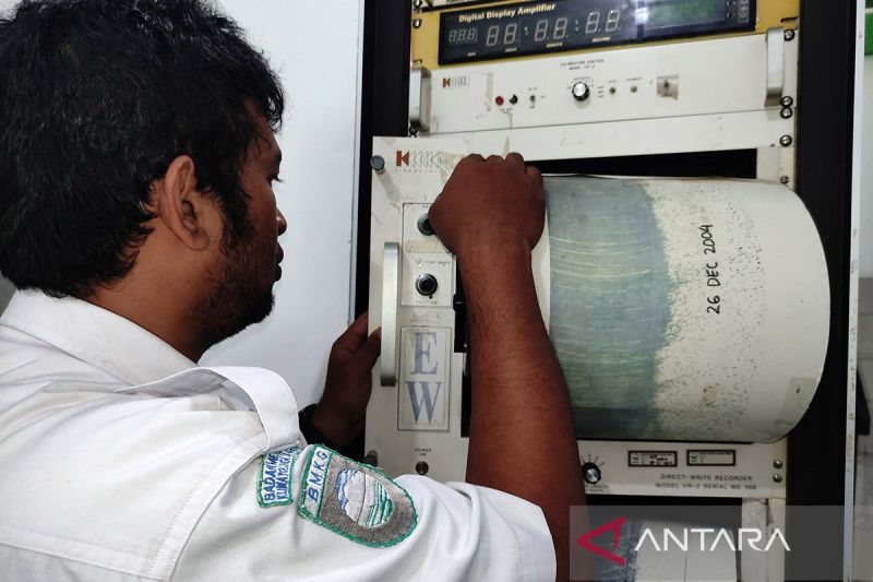 Gempa bumi magnitudo 4,6 guncang Lubuk Basung - Agam Sumatera Barat