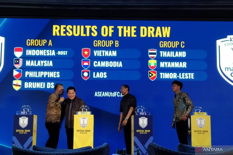 Piala AFF U-23 - Indonesia di Grup A bersama Malaysia