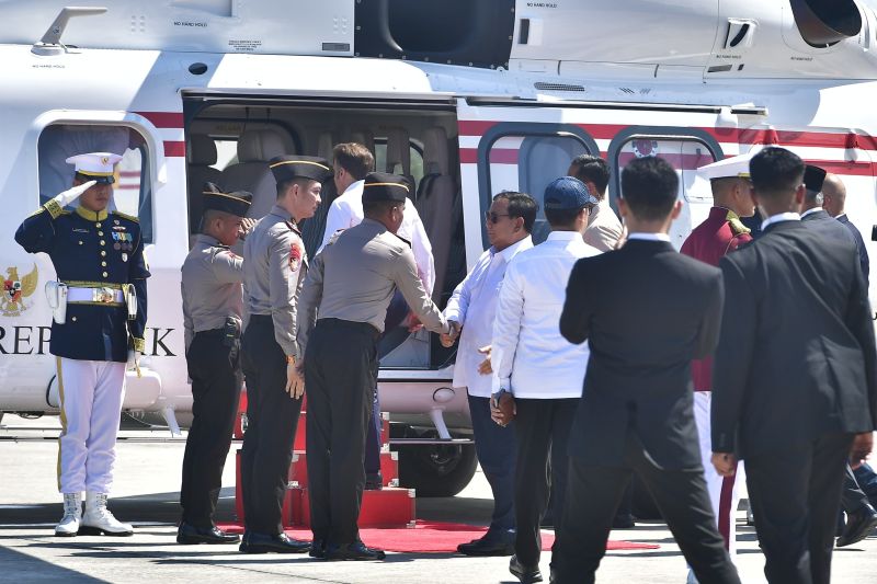 Polri: Helikopter AW 189 sukses layani penerbangan Prabowo-Macron
