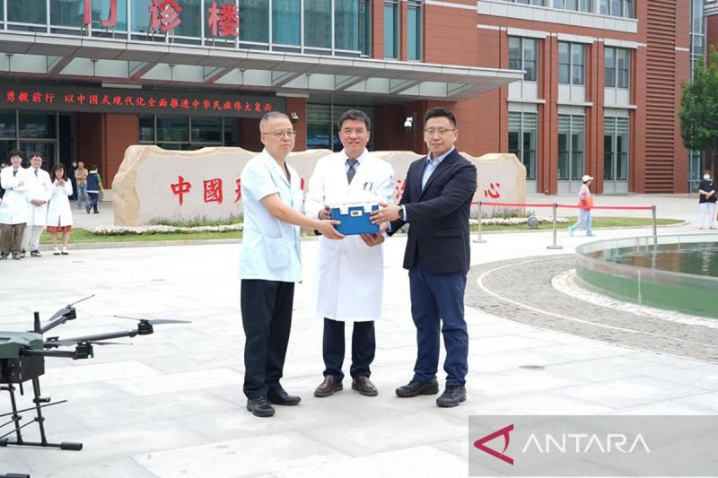 "Drone" dukung sistem darurat medis di China