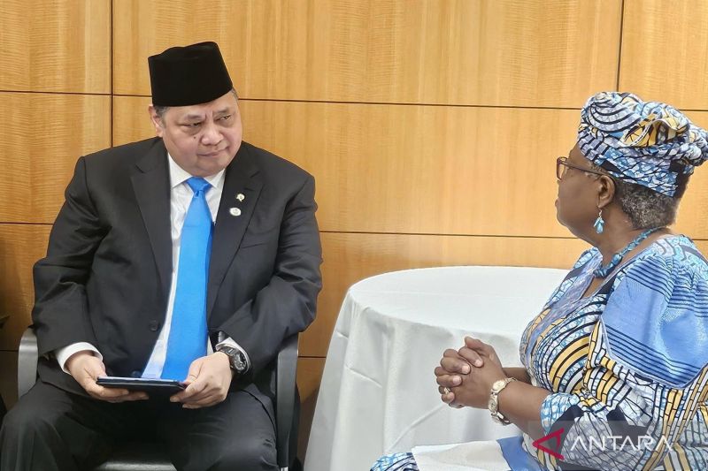 Temui WTO, Airlangga tegaskan komitmen pada perdagangan multilateral