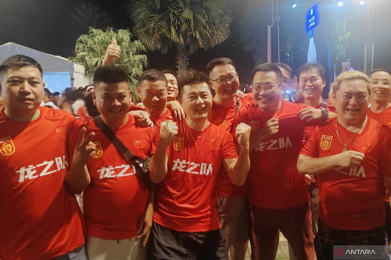 Suporter China disambut baik untuk saksikan laga Indonesia lawan China