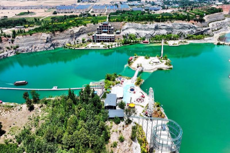 Tambang terbengkalai disulap jadi tempat wisata di Shandong, China