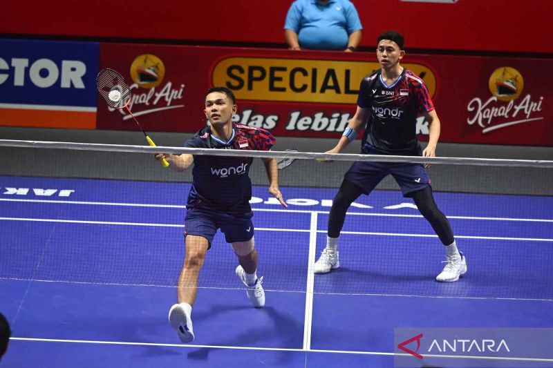 Penuh ketegangan, akihirnya Fajar/Ardianto melaju ke semifinal setelah kalahkan ganda putra China Huang Di/Liu Yang