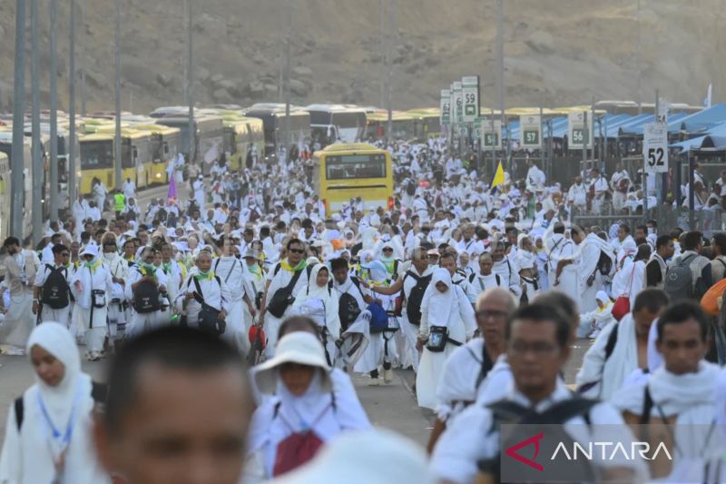 Menag pastikan seluruh peserta haji telah wukuf dan berada di Mina