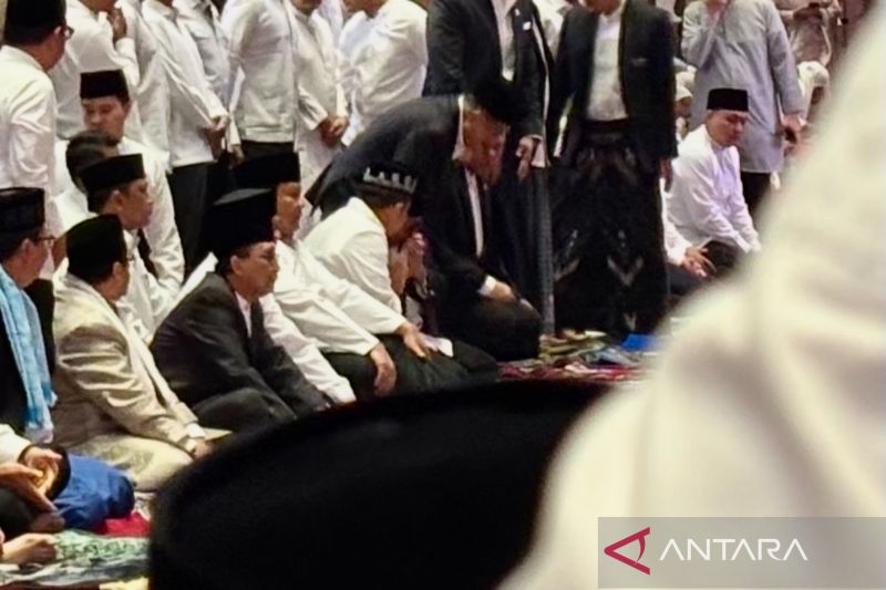 Presiden Prabowo Subianto Shalat Idul Adha di Masjid Istiqlal