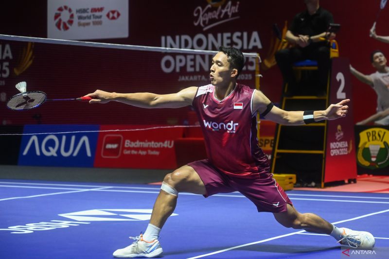 Jonatan Christie tersingkir karena banyak melakukan kesalahan sendiri