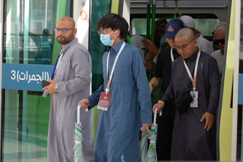 Metro Al Mashaeer antar lebih dari 1,2 juta penumpang dari awal haji