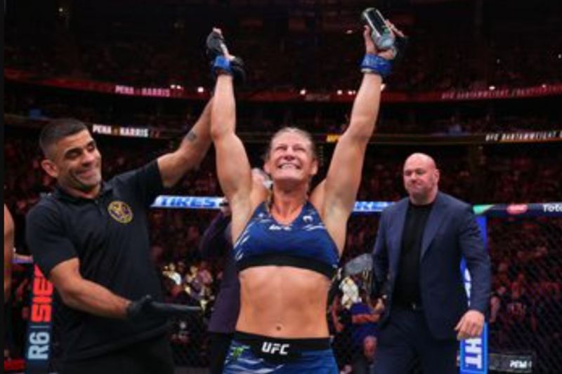 Peraih dua emas judo Olimpiade Harrison sabet gelar pertamanya di UFC