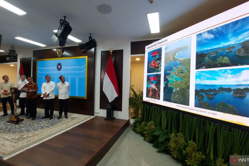 Istana: Pencabutan IUP di Raja Ampat bagian penertiban sejak Januari