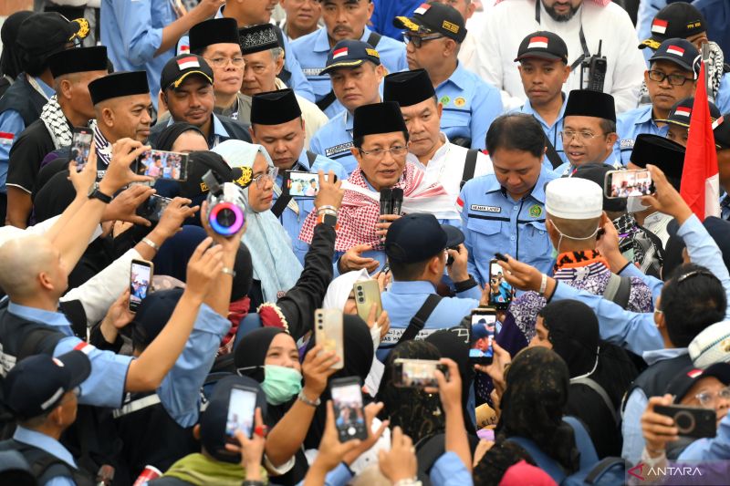 Tujuh Kloter akan menandai pemulangan pertama jamaah haji ke Indonesia
