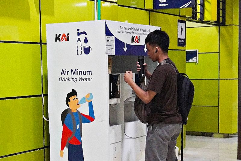 kai-sedia-102-water-station-di-39-stasiun-dukung-transportasi-hijau