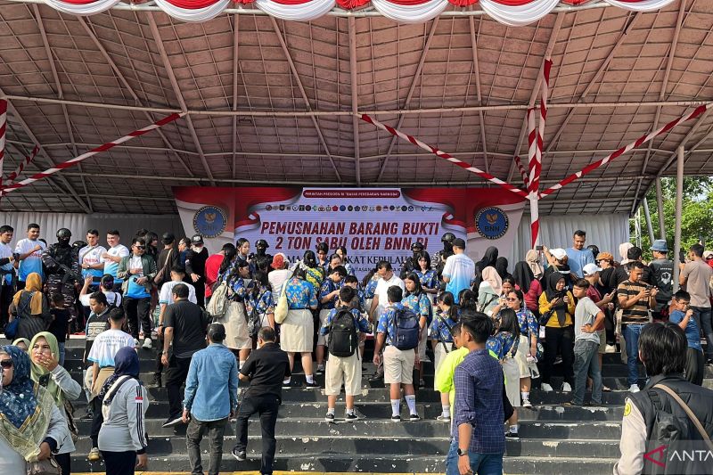 Menko Polkam pimpin pemusnahan 2 ton sabu di Batam 