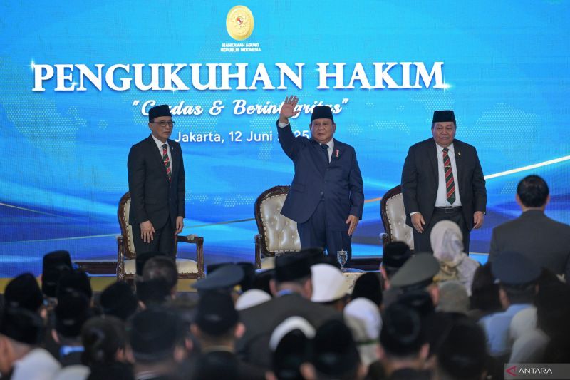 Presiden Prabowo kukuhkan 1.451 hakim