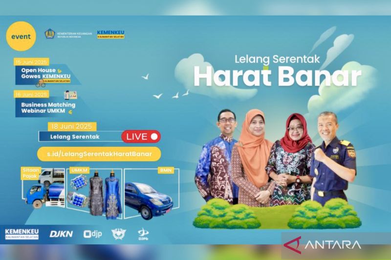 kemenkeu-lelang-200-unit-barang-senilai-rp14-miliar-di-kalselteng
